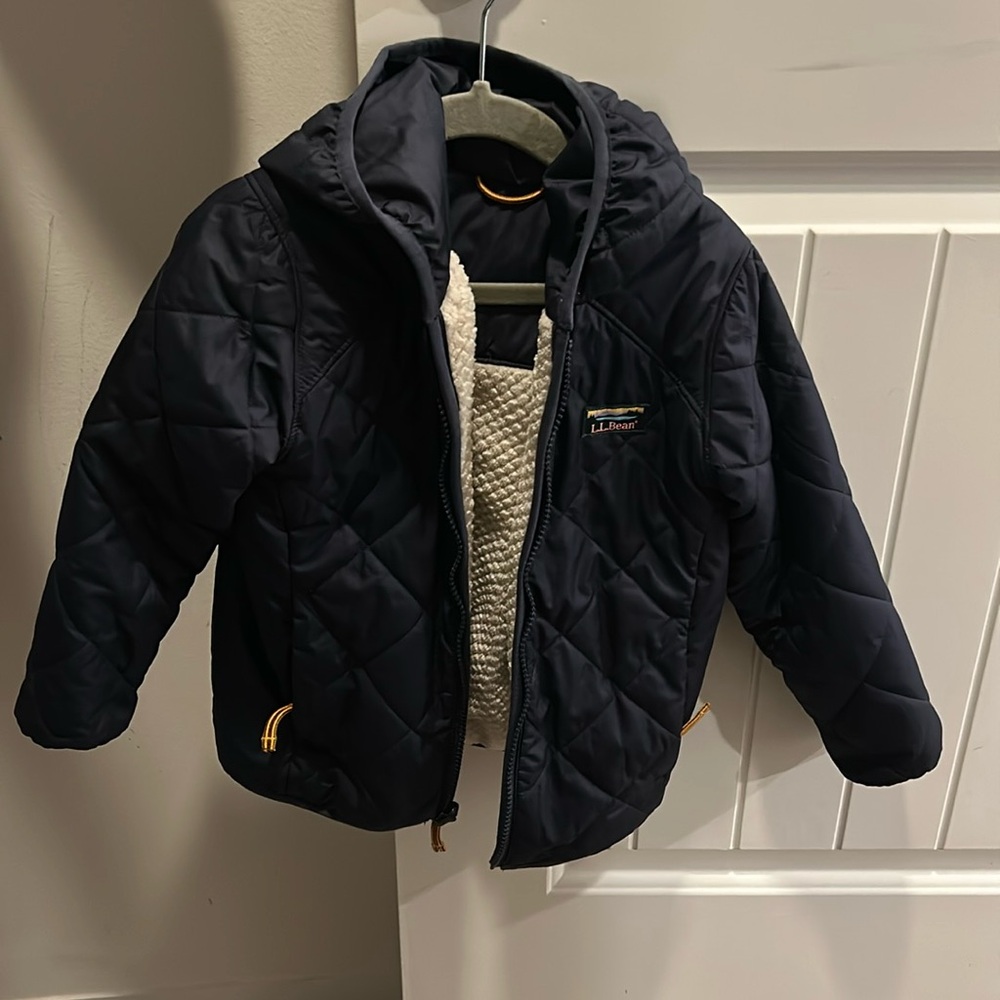 L.L. Bean toddler reversible insulated coat